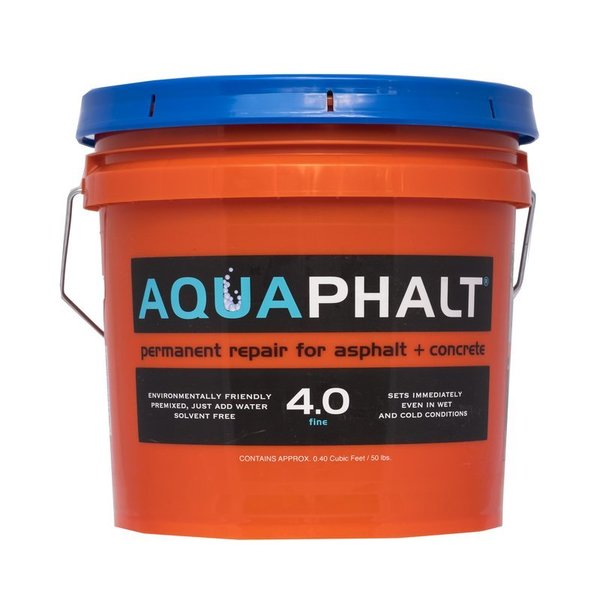 Aquaphalt 6.0 Aquaphalt 4.0 Black Water-Based Asphalt and Concrete Patch 3.5 gal AQUAPHALT 4.0